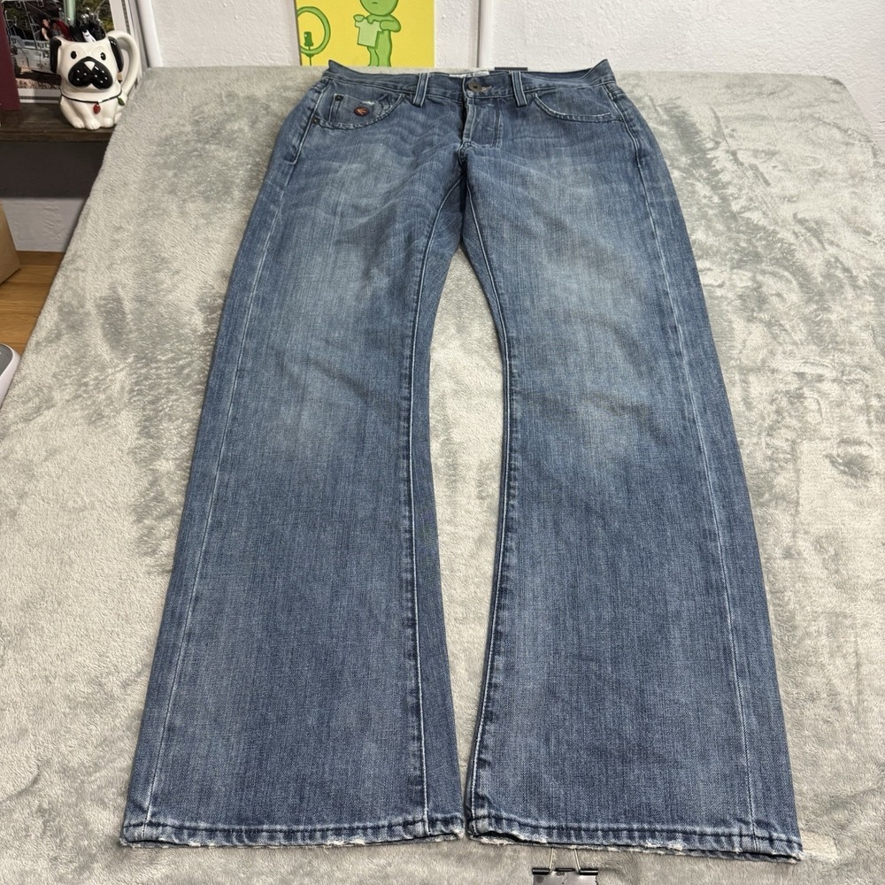 VTG Y2K Energie Steven Bootcut Jeans Men's Size 32x32 Italy Baggy Grunge Skater